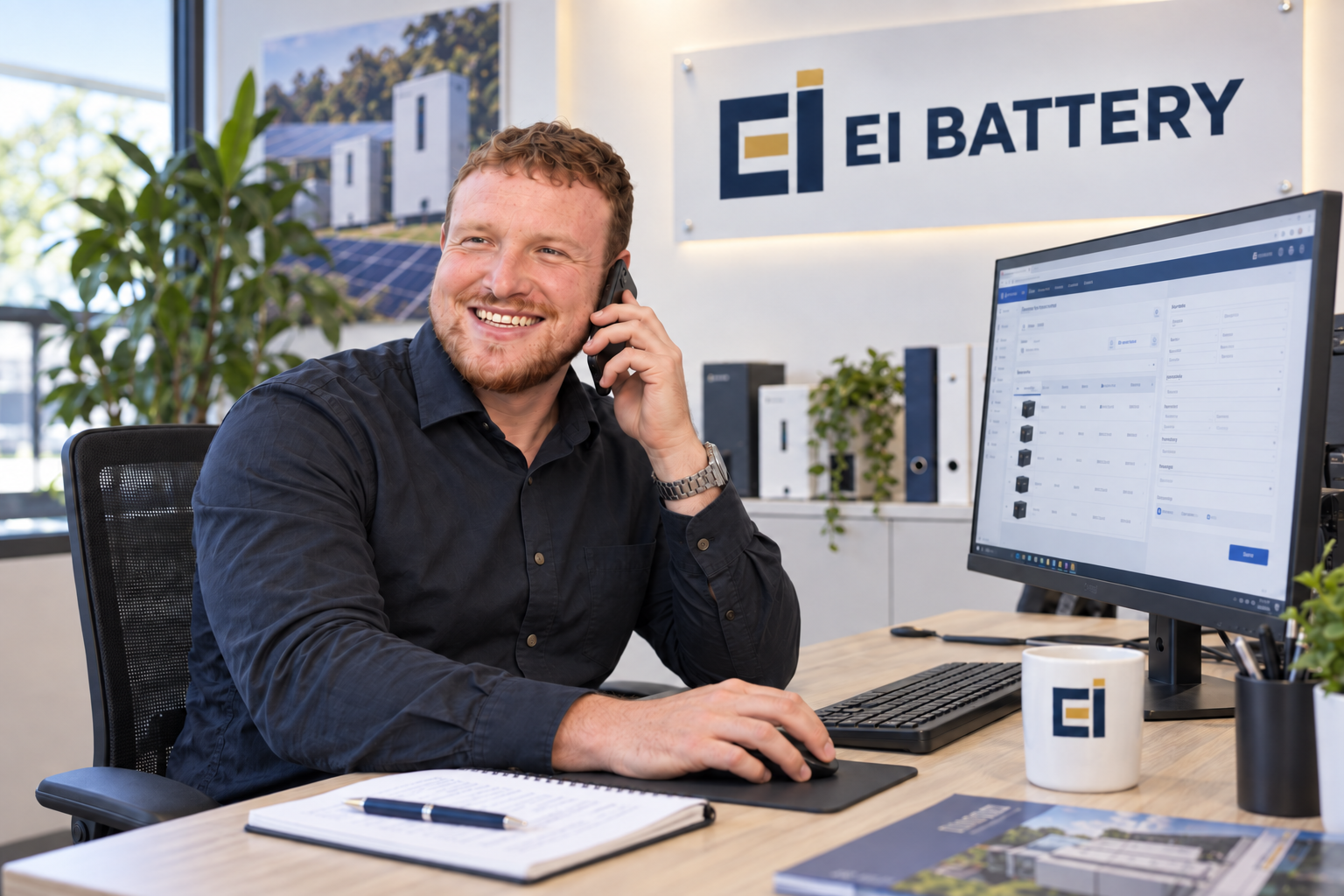 EI Battery Solutions sales and technical support desk